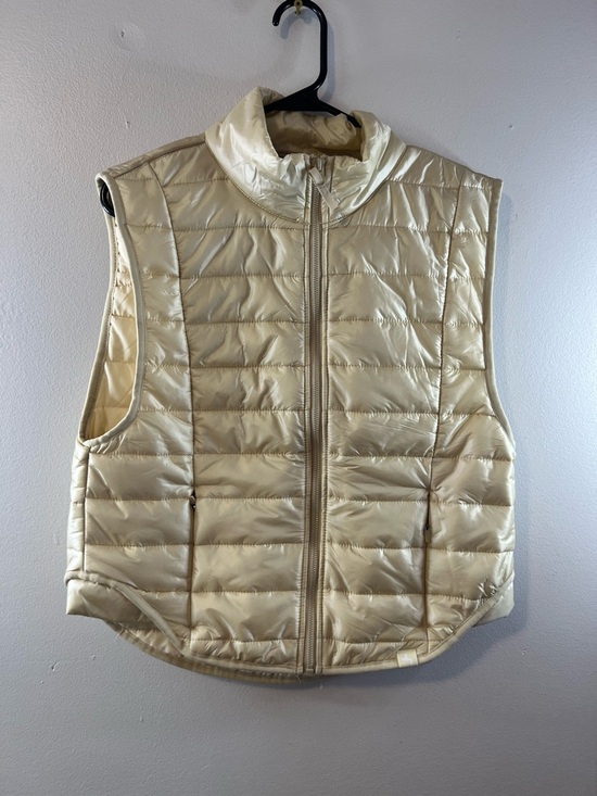 JoyLab Jackets & Blazers - JoyLab Cream Quilted Puffer Vest